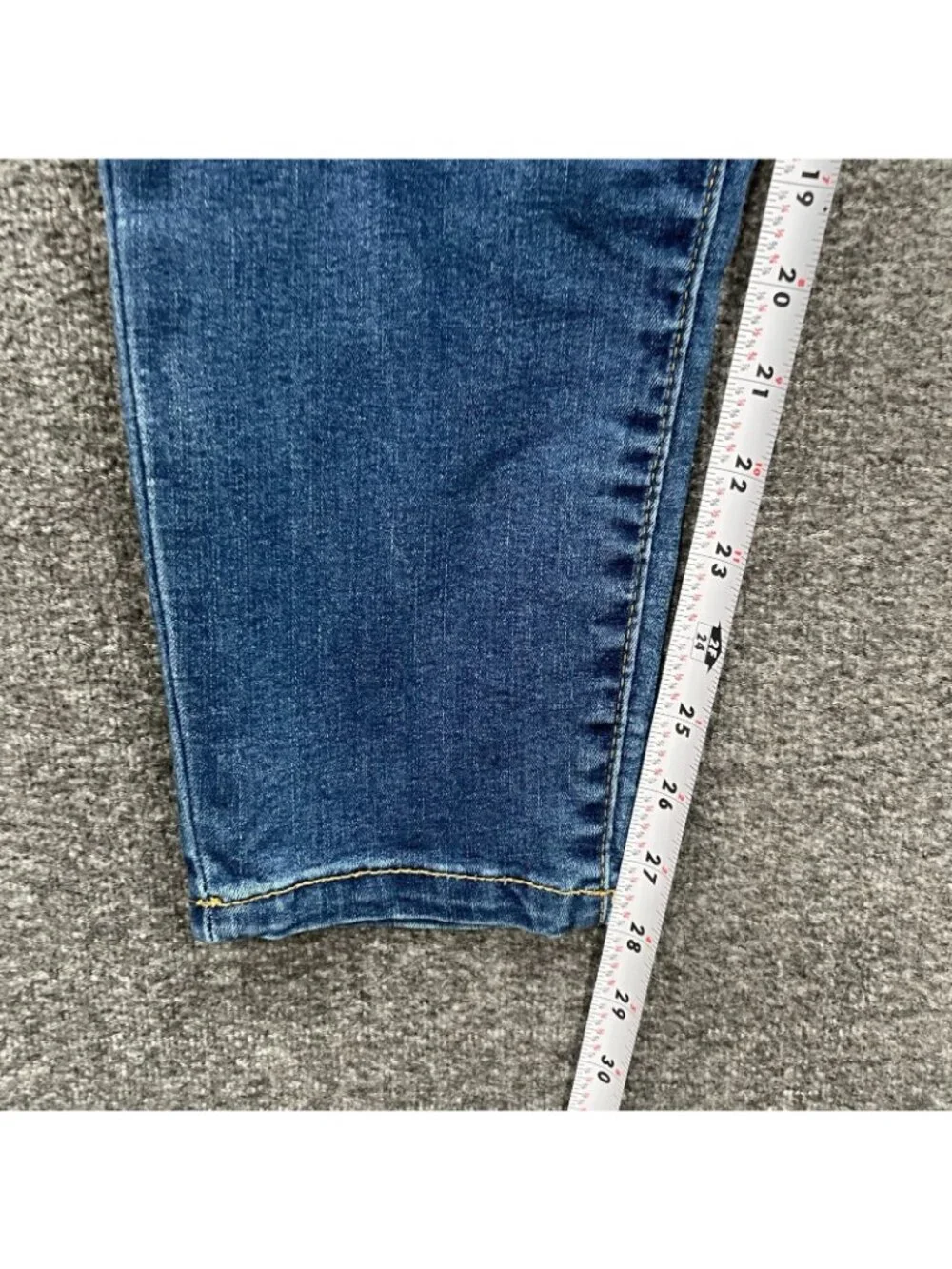 Lularoe Denim Skinny Jeans Womens 40 High Rise Magic Waistband Slimming Blue